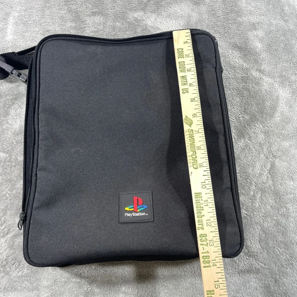 Sony PlayStation Console Bag Mens OS Black Vintage 1996 PS1 Carrying Case Pouch